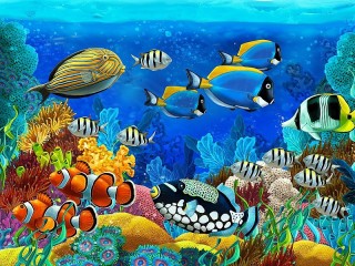 Jigsaw Puzzle «Life under water»
