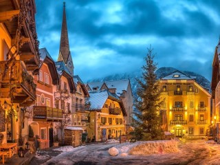 Quebra-cabeça «Winter in Hallstatt»