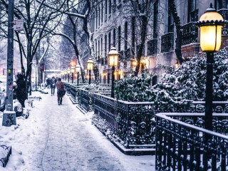 Rompecabezas «Winter in New York»