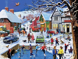 Rätsel «Winter village»