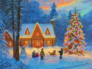 Jigsaw Puzzle «Winter joy»
