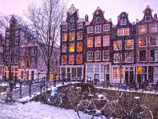 Пазл «Winter Amsterdam»