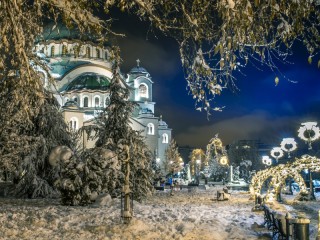 Rompecabezas «Winter in Belgrade»