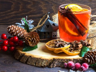 Jigsaw Puzzle «winter drink»