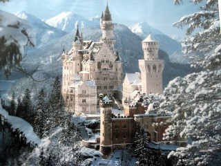 Пазл «Зимний замок»