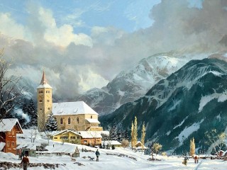 Rompicapo «Winter village»