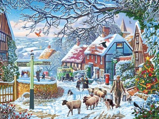 Jigsaw Puzzle «Winter walk»