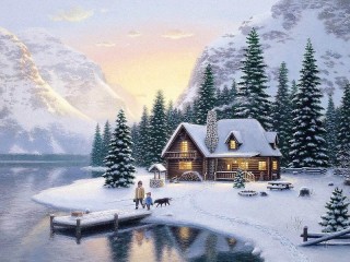 Пазл «Winter fishing»