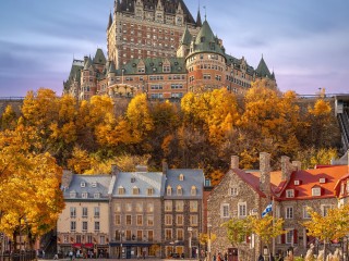 Пазл «Golden autumn in Quebec»
