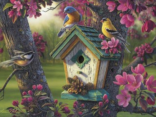 Jigsaw Puzzle «The sounds of spring»