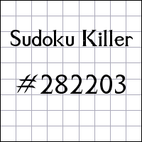 Судоку-киллер №282203