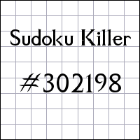 Судоку-киллер №302198