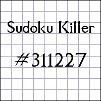 Судоку-киллер №311227