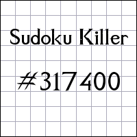 Судоку-киллер №317400