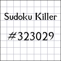 Судоку-киллер №323029
