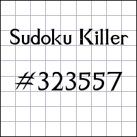 Судоку-киллер №323557