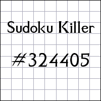 Судоку-киллер №324405