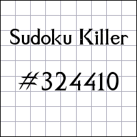 Судоку-киллер №324410