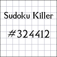 Судоку-киллер №324412