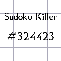 Судоку-киллер №324423