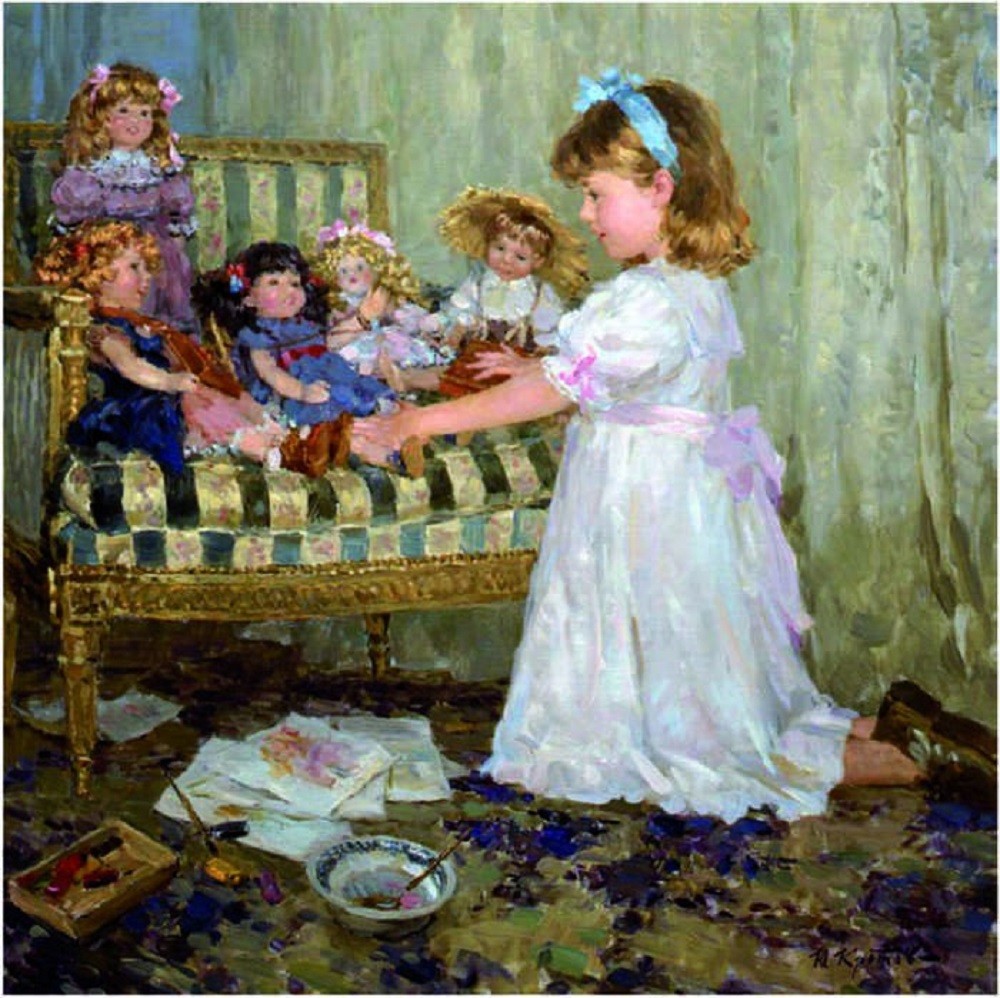 Юрий кротов художник картины дети