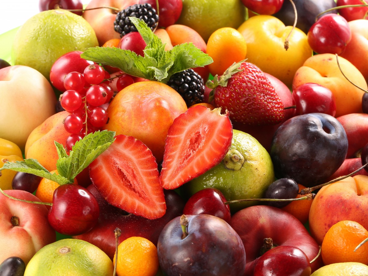 Frutas con fructosa