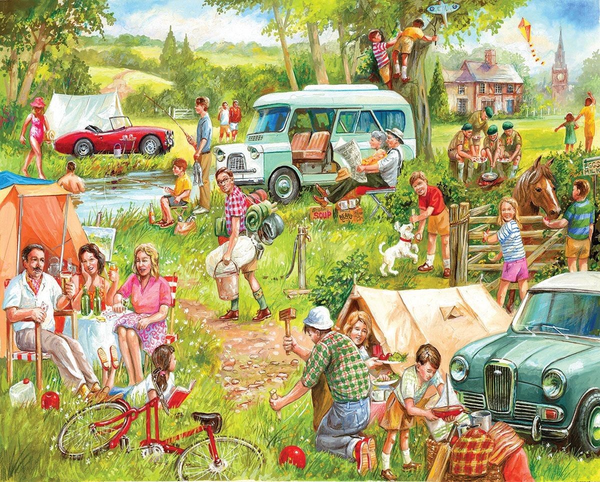 Рисунок пикник на природе для детей