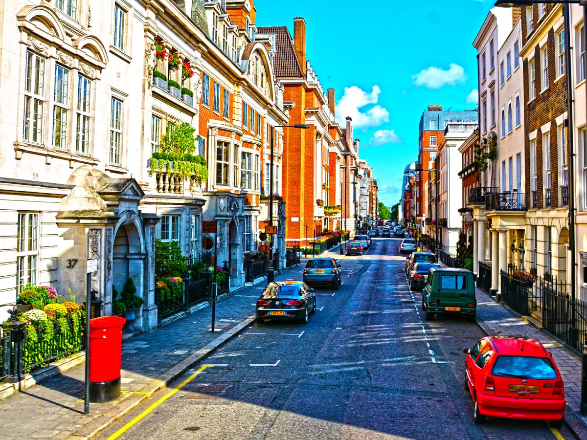 Англия Лондон улицы