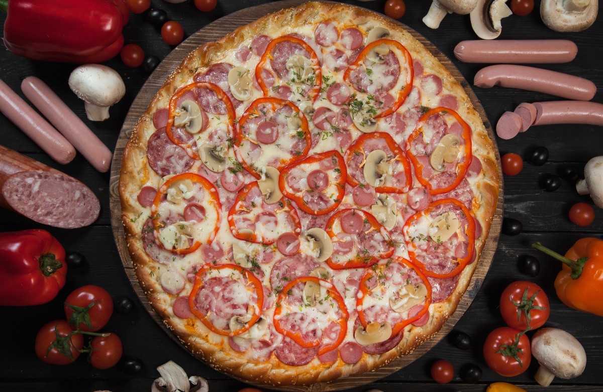 рецепт начинка для пиццы салями фото 24
