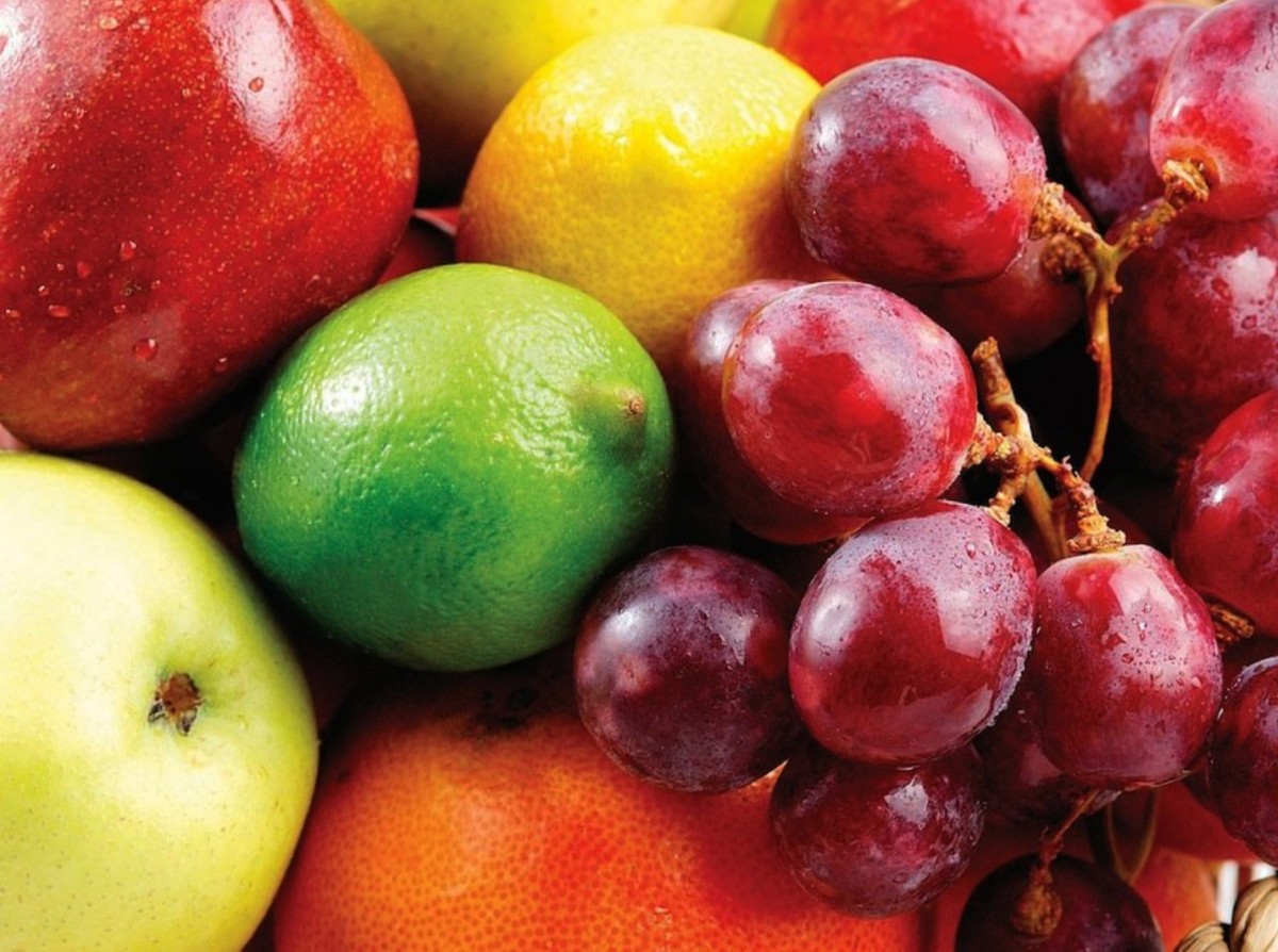 Пазл Виноград и фрукты 