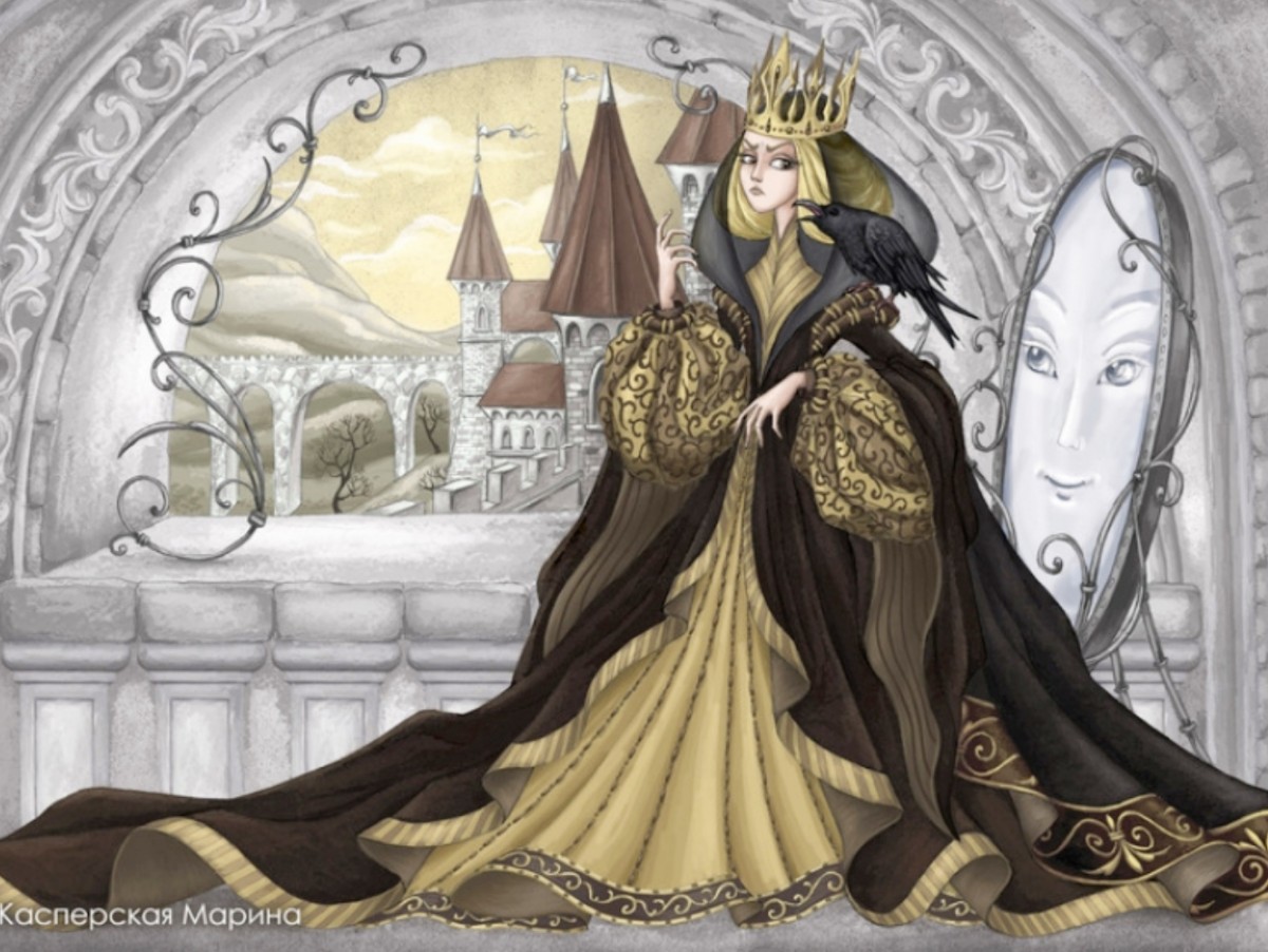 Королева из сказки Белоснежка и семь гномов Гримм