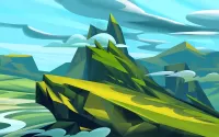 Слагалица Green mountain