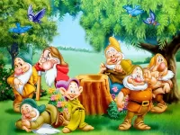 Jigsaw Puzzle Seven dwarves
