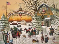 Jigsaw Puzzle A Christmas greeting