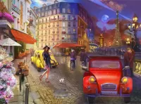 Jigsaw Puzzle A Stroll in Paris