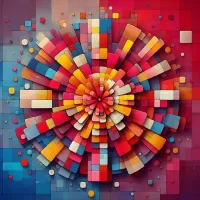 Jigsaw Puzzle Abstract flower