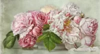 Quebra-cabeça Watercolor flowers