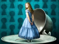 Puzzle Alice on platter 