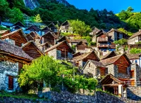 Quebra-cabeça Alpine village