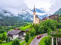 Jigsaw Puzzle alpine village