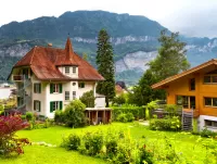 Rompecabezas alpine village