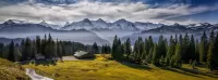 Quebra-cabeça Alpine panorama