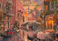 Quebra-cabeça An Evening Sunset in Venice