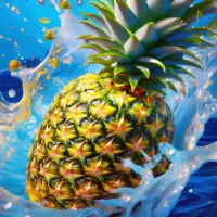 Puzzle A pineapple
