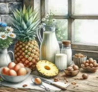 Quebra-cabeça Abacaxi