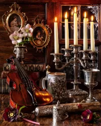 Zagadka Anemones and candlestick