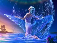 パズル Angel of water