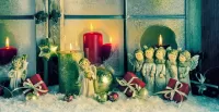 Jigsaw Puzzle Angels at Christmas