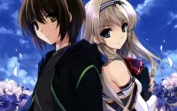 Quebra-cabeça Anime Couple