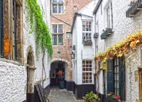 Quebra-cabeça Antwerp courtyard